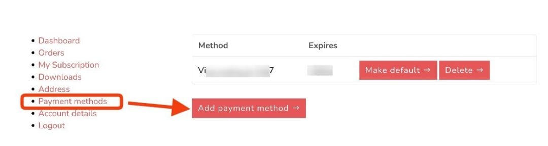 screengrab add payment method
